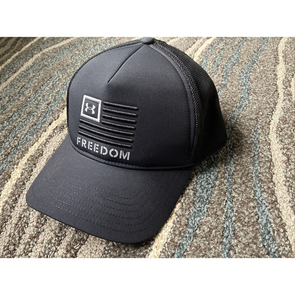 Under Armour Men's UA Freedom Mesh Trucker Hat Adjustable Snapback Cap